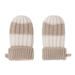 LODGER RUKAVICE STRIPE MERINO BEIGE VEL. 0 - 12 MĚSÍCŮ - RUKAVIČKY, ŠÁTKY, NÁKRČNÍKY - PRO DĚTI