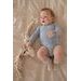 LODGER ROMPER LS SOLID BLUE FOGG 80 - BODY - PRO DĚTI