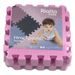 RIALTO BABY HRACÍ PODLOŽKA PUZZLE PINK 90X90 CM - HRACÍ PODLOŽKY NA ZEM - SPINKÁNÍ