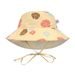 LÄSSIG SPLASH SUN PROTECTION BUCKET HAT FLOWERS VANILLA 19-36 MO. - ČEPIČKY A KLOBOUČKY - PRO DĚTI