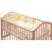 SCARLETT POSTÝLKA 120X60CM S KOMPLETNÍ VÝBAVOU MRÁČEK BÉŽOVÁ - DŘEVĚNÉ POSTÝLKY - SPINKÁNÍ