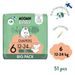 MOOMIN BABY 6 MAXI 12-24 KG (51 KS), EKO PLENKY - JEDNORÁZOVÉ PLENY - PŘEBALOVÁNÍ