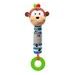 BABYONO HRAČKA PÍSKACÍ S KOUSÁTKOU OPIČKA GEORGE 3M+ - CHRASTÍTKA - PRO DĚTI