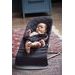BABYBJORN LEHÁTKO BABYBJÖRN BOUNCER BLISS SAND GREY WOVEN + HRAČKA OČIČKA GOOGLY EYES - LEHÁTKA A HOUPADLA - SPINKÁNÍ