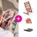 STOKKE® TRIPP TRAPP® + BABY SET + PULT ZVÝHODNĚNÁ SADA - JÍDELNÍ ŽIDLIČKY DŘEVĚNÉ - KRMENÍ