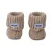 LODGER SLIPPER KNIT BEIGE 0 - 6 MĚSÍCŮ - BOTIČKY - PRO DĚTI