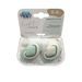 CANPOL BABIES SET SYMETRICKÝCH SILIKONOVÝCH DUDLÍKŮ LIGHT TOUCH 0-6M PURE COLOR ZELENÝ - ŠIDÍTKA A DOPLŇKY - KRMENÍ
