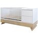 KOMBI POSTÝLKA FAKTUM SIENNA 3V1 WHITE 70X - DŘEVĚNÉ POSTÝLKY - SPINKÁNÍ
