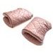 RUKAVICE NA KOČÁREK SOFT PINK DOTS - RUKÁVNÍKY NA KOČÁREK - KOČÁRKY A PŘÍSLUŠENSTVÍ