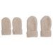 LODGER MITTENS FOLKLORE MERINO WOOL BEIGE 0 - 12 MĚSÍCŮ - RUKAVIČKY, ŠÁTKY, NÁKRČNÍKY - PRO DĚTI