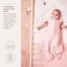MEYCO LETNÍ MUŠELÍNOVÝ SPACÍ VAK 70 CM - SOFT PINK - SPACÍ PYTLE - SPINKÁNÍ