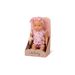LULLA BABY PANENKA 35 CM V OVERALU S ČELENKOU FLORAL PINK - PANENKY - PRO DĚTI