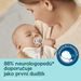 CANPOL BABIES SET SYMETRICKÝCH SILIKONOVÝCH DUDLÍKŮ 6-18M ROYAL BABY MODRÝ - ŠIDÍTKA A DOPLŇKY - KRMENÍ