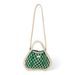 STUDIO NOOS MACRAME MINI HAND BAG NATURAL & PURPLE GREEN SÍŤKA - DOPLŇKY - PRO MAMINKY