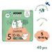 MOOMIN BABY 5 MAXI 10–16 KG (40 KS), EKO PLENY - JEDNORÁZOVÉ PLENY - PŘEBALOVÁNÍ