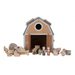 LITTLE DUTCH DOMEČEK PRO PANENKY DŘEVĚNÝ PŘENOSNÝ FARMA - DOMEČKY PRO PANENKY - PRO DĚTI