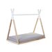 CHILDHOME POSTEL TIPI STAN KONSTRUKCE NATURAL WHITE 70X140CM - DŘEVĚNÉ POSTÝLKY - SPINKÁNÍ