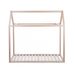CHILDHOME RÁM POSTELE DOMEK NATURAL 70X140CM - DŘEVĚNÉ POSTÝLKY - SPINKÁNÍ