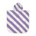 LÄSSIG PONČO STRIPES PURPLE/SEA SALT - UV OBLEČENÍ - PRO DĚTI