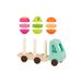 B-TOYS NÁKLAĎÁK DŘEVĚNÝ STACK & ROLL FRUIT TRUCK - AUTA - PRO DĚTI