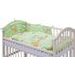 SCARLETT POSTÝLKA 120X60CM S KOMPLETNÍ VÝBAVOU MRÁČEK ZELENÁ - DŘEVĚNÉ POSTÝLKY - SPINKÁNÍ