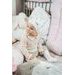 ENIE BABY DĚTSKÁ ČEPICE 3-6M FLOWERS CREME - ČEPIČKY A KLOBOUČKY - PRO DĚTI