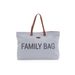 CHILDHOME CESTOVNÍ TAŠKA FAMILY BAG CANVAS GREY - PŘEBALOVACÍ TAŠKY - KOČÁRKY A PŘÍSLUŠENSTVÍ