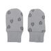 LODGER MITTENS PRINT RIB SHARKSKIN - RUKAVIČKY, ŠÁTKY, NÁKRČNÍKY - PRO DĚTI