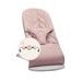 BABYBJORN LEHÁTKO BABYBJORN BOUNCER BLISS DUSTY PINK COTTON PETAL S HRAČKOU GOOGLY EYES PASTEL - LEHÁTKA A HOUPADLA - SPINKÁNÍ