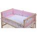 SCARLETT DĚTSKÁ POSTÝLKA S KOMPLETNÍ VÝBAVOU SCARLETT 120 X 60 CM - TORO - RŮŽOVÁ - DŘEVĚNÉ POSTÝLKY - SPINKÁNÍ