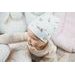 ENIE BABY DĚTSKÁ ČEPICE 3-6M FLOWERS CREME - ČEPIČKY A KLOBOUČKY - PRO DĚTI