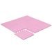 RIALTO BABY HRACÍ PODLOŽKA PUZZLE S OKRAJEM PINK 92X92 CM - HRACÍ PODLOŽKY NA ZEM - SPINKÁNÍ