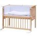 SCARLETT DĚTSKÁ POSTÝLKA BABY PŘÍRODNÍ S KOMPLETNÍ VÝBAVOU MARTIN BÍLÁ 90X41 CM - DŘEVĚNÉ POSTÝLKY - SPINKÁNÍ
