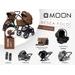 MOON RESEA FOLD KOMBI SET - COGNAC - KOMBINACE S PŘÍSLUŠENSTVÍM - KOČÁRKY A PŘÍSLUŠENSTVÍ