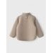 LEOKID FLEECOVÁ BUNDA THEO ALMOND MILK VEL. 86 - BUNDY - PRO DĚTI
