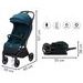 FILLIKID COOPER TURQUOISE/BLACK - SPORTOVNÍ KOČÁRKY - KOČÁRKY A PŘÍSLUŠENSTVÍ