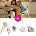 BUGABOO GIRAFFE SET ŽIDLIČKA + BABY SET + PULTÍK + NOVOROZENECKÁ SADA - JÍDELNÍ ŽIDLIČKY DŘEVĚNÉ - KRMENÍ