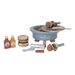LITTLE DUTCH BARBECUE SADA DŘEVĚNÁ - DŘEVĚNÉ HRAČKY - PRO DĚTI