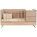 KOMBI POSTÝLKA FAKTUM SIENNA 3V1 CAPPUCCINO 70X - DŘEVĚNÉ POSTÝLKY - SPINKÁNÍ