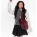 STUDIO NOOS LEATHER CROSS BODY BAG BURGUNDY - DOPLŇKY - PRO MAMINKY