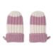 LODGER RUKAVICE STRIPE MERINO MAUVE VEL. 0 - 12 MĚSÍCŮ - RUKAVIČKY, ŠÁTKY, NÁKRČNÍKY - PRO DĚTI