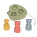 LÄSSIG BOAT TOY SET WATER FRIENDS OLIVE - HRAČKY DO VANY - PRO DĚTI