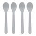 LÄSSIG SPOON SET GEO 4PC GREY-BLUE - LŽIČKY A PŘÍBORY - KRMENÍ