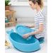 SKIP HOP VANIČKA S ERGONOMICKOU PODLOŽKOU MOBY 3 FÁZOVÁ MODRÁ - VANIČKY PLASTOVÉ - KOUPÁNÍ A ZDRAVÍ