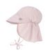 LÄSSIG SPLASH SUN PROTECTION FLAP HAT LIGHT PINK 19-36M - ČEPIČKY A KLOBOUČKY - PRO DĚTI