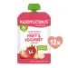 KIDDYLICIOUS OVOCNÁ KAPSIČKA S JAHODOU, BANÁNEM A JOGURTEM (12X100G) - KAPSIČKY - KRMENÍ