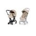 CYBEX COYA COMFORT MATT BLACK + SKLÁDACÍ KORBA COZY BEIGE - KOČÁRKY DO LETADLA - KOČÁRKY A PŘÍSLUŠENSTVÍ