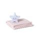 INTERBABY SET DEKA MĚKKÁ KULIČKY 80X110 + LAMPIČKA HVĚZDA - RŮŽOVÁ - DĚTSKÉ DEKY PRO MIMINKA - SPINKÁNÍ
