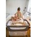 MOMI POSTÝLKA SMART BED 4V1 SVĚTLE ŠEDÁ - K RODIČOVSKÉ POSTELI - SPINKÁNÍ