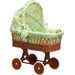 SCARLETT PROUTĚNÝ KOŠÍK NA MIMINKO S BOUDIČKOU SCARLETT MRÁČEK ZELENÁ - KOŠÍKY A KOLÉBKY - SPINKÁNÍ